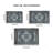 Area Rug 5X7 Vintage Bohemia Non-Slip Washable Rug For Living Room Kitchen Bedroom Living Room Flower Design