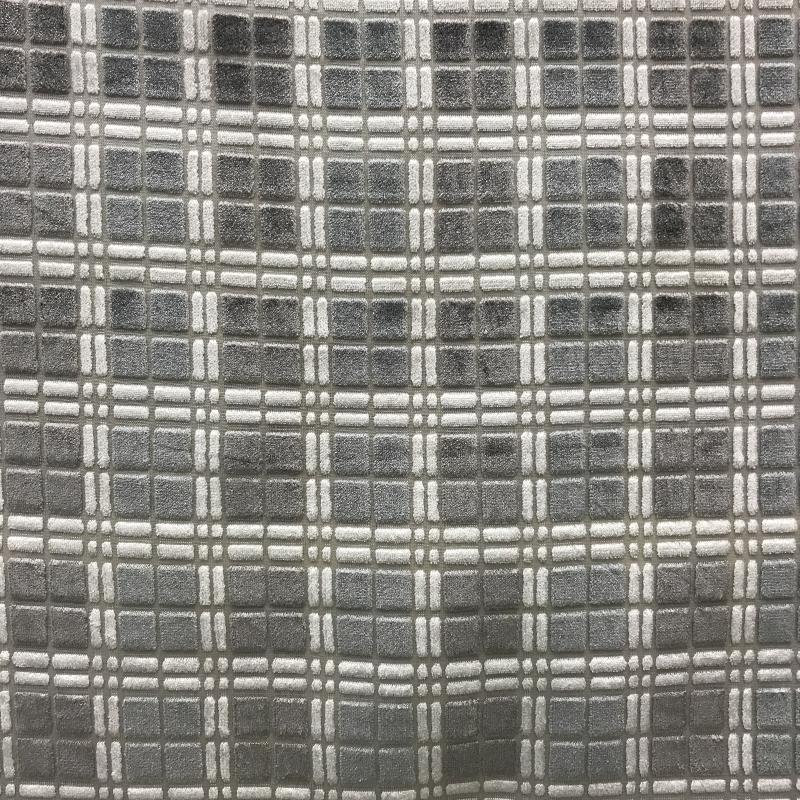 Cut Velvet | Domino Fabric_DOMINO, Cream
