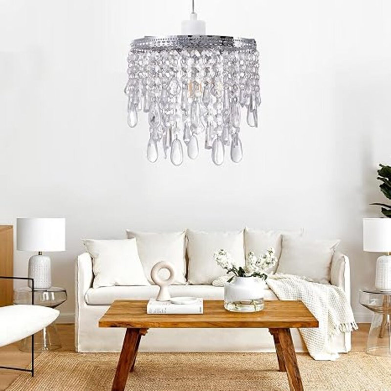 Crystal Pendant Light Shade, Modern Chandelier Design Ceiling Pendant Light Shade
