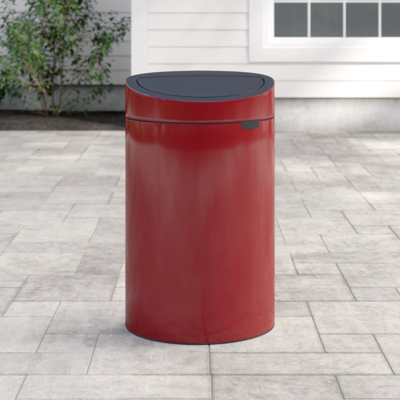 Brabantia Touch Bin New Recycle 40L, Passion Red