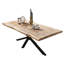 Isaac Mango Rectangular Wood Top Dining Table-37020499-37020500