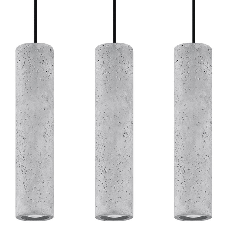 Bakstran - Light Grey Pendant, 100cm H x 40cm W x 6cm D