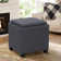 Upholstered Storage Ottoman – Multi-Functional Footrest & Hidden Storage