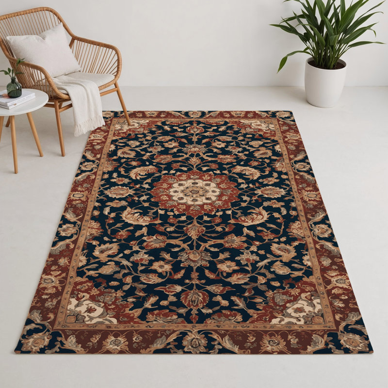 Tapis d'intérieur et d'extérieur brun Persian, Rectangulaire 3 pi x 5 pi