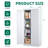 71"H Metal Garage Storage Cabinet Tool Steel Locking Cabinet With Doors And 3 Adjustable Shelves, Tall Cabinets For Garage Storage Systems Lockable File Cabinet For Home Office,Classroom,Pantry-1307021907