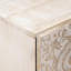 Solid Wood Rectangle Accent Cabinet