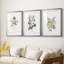 Imprimé floral rétro CXLIV - impression encadrée sur mesure de qualité supérieure - 3 pièces-811312761-811312763