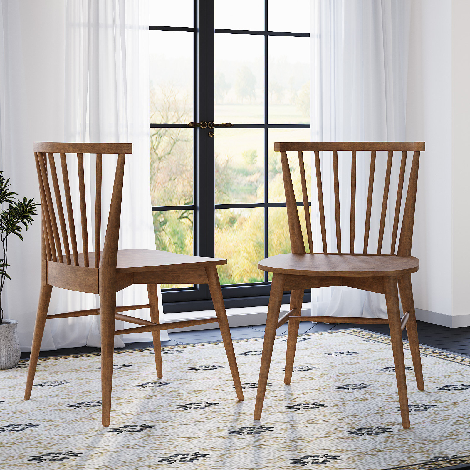 Arka Dining Chair, Brown