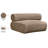 Bale Chenille Fabric Upholstered Modular Armless Chair-131642353