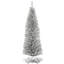 Sapin de Noël artificiel argent 6 '
