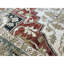 Tapis beige et bleu noué à la main de haute qualité