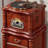 Cerise Rectangular Solid Wood Media Players-121334386