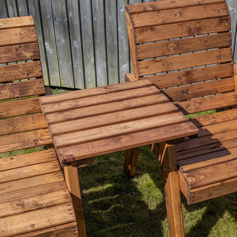 Charleah Wicker 2 - Person Garden Lounge Set