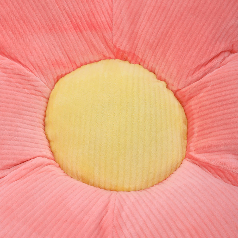 Marzella Cotton Novelty Floor Cushion, Pink