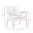 Rustic Manor Yoselin Linen Armchair For Living Room Entryway-1363477718