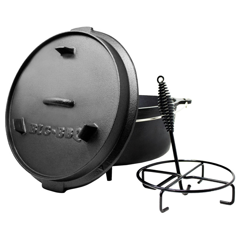 Klarstein Cast Iron Round Casserole Dish, 11.5