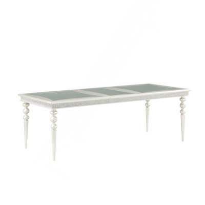 Platinum Finish Dining Table