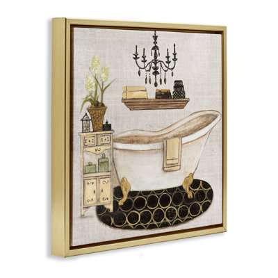 Cadre flottant pour salle de bain Serene Vintage, design par Janet Tava