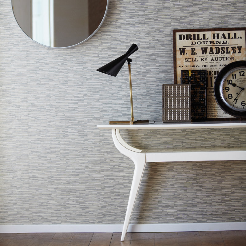 Flint 10.05m x 52cm Wallpaper Roll, Slate