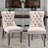 Tufted Velvet Wing Back Side Dining Chairs-747323152-747323167