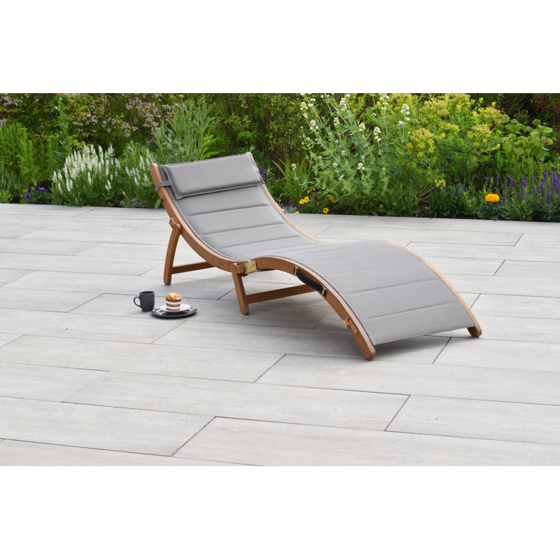 Brealyn 187cm Long Acacia Single Chaise