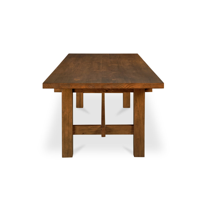 Octavia Rectangular Solid Wood Dining Table, 42" W x 109" L
