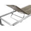 Chaise longue d'extérieur en aluminium Pangea Home Bella - Chaise longue de patio moderne avec corde à séchage rapide et roues faciles à déplacer - Gris-1942577027