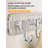 Plastic Freestanding 6 - Hook Wall Mounted Coat Rack