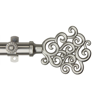 Reinaldo Adjustable Single Curtain Rod