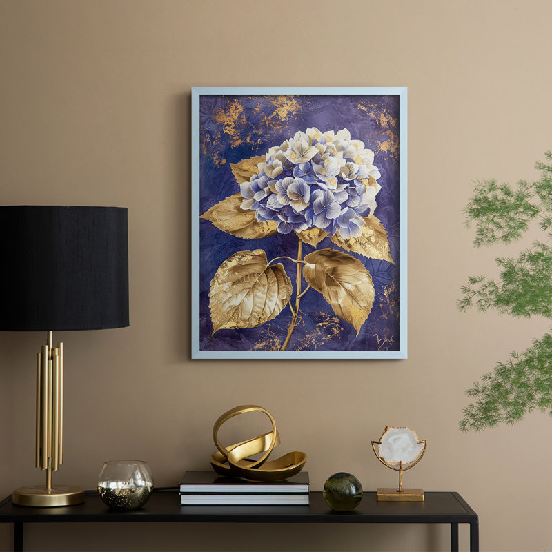 Série FLORAL CCxx - reproduction encadrée de qualité supérieure - prête à être accrochée - aucun clou requis