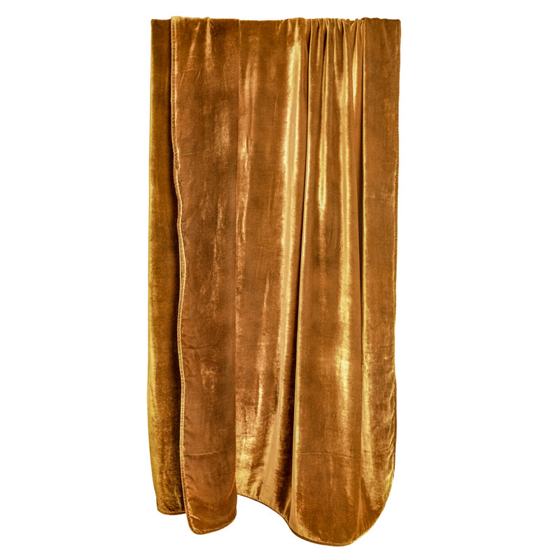 Ombre Velvet Throw, Copper Ivy, 52" W x 74" L