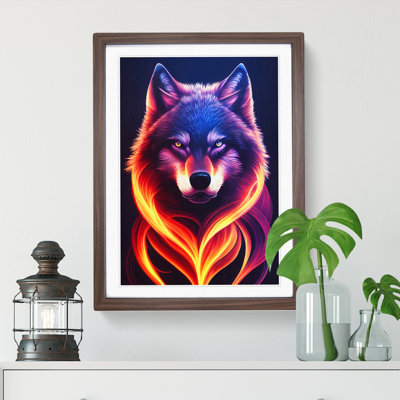 Wolf Flames - Wall Art