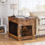 Mobilier pour cage de chien avec dessus rabattable-88147392