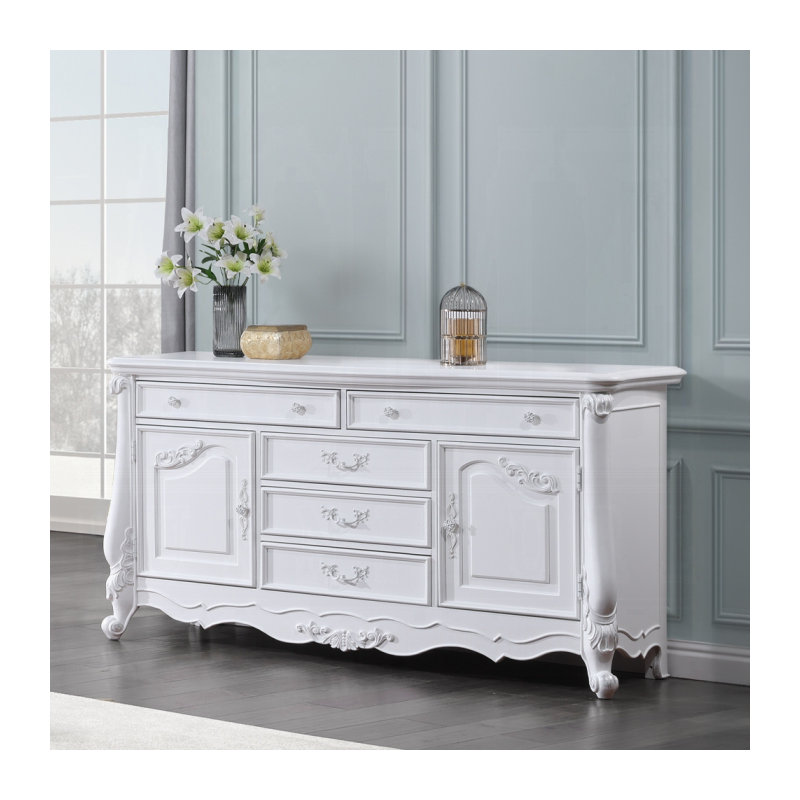 ACME Latisha Dresser , White Finish, White Duplicate