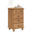 Solid Wood Rectangle Accent Chest-540273795