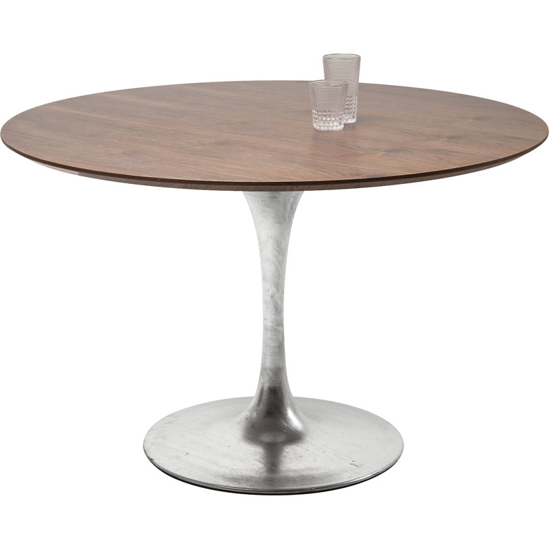 Table Invitation Set Ebony, Silver/Brown, H76 x L120 x W120cm