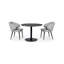 Esman Round Metal Base Dining Table-1001321779