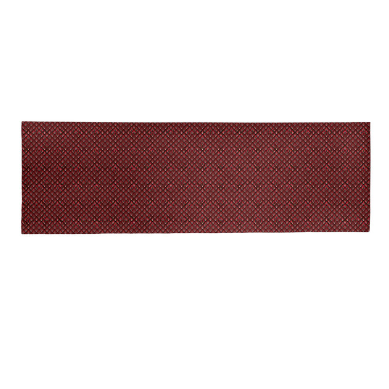 Tapis dégradé géométrique à aire brune classic, Tapis de couloir 2 pi 6 po x 8 pi