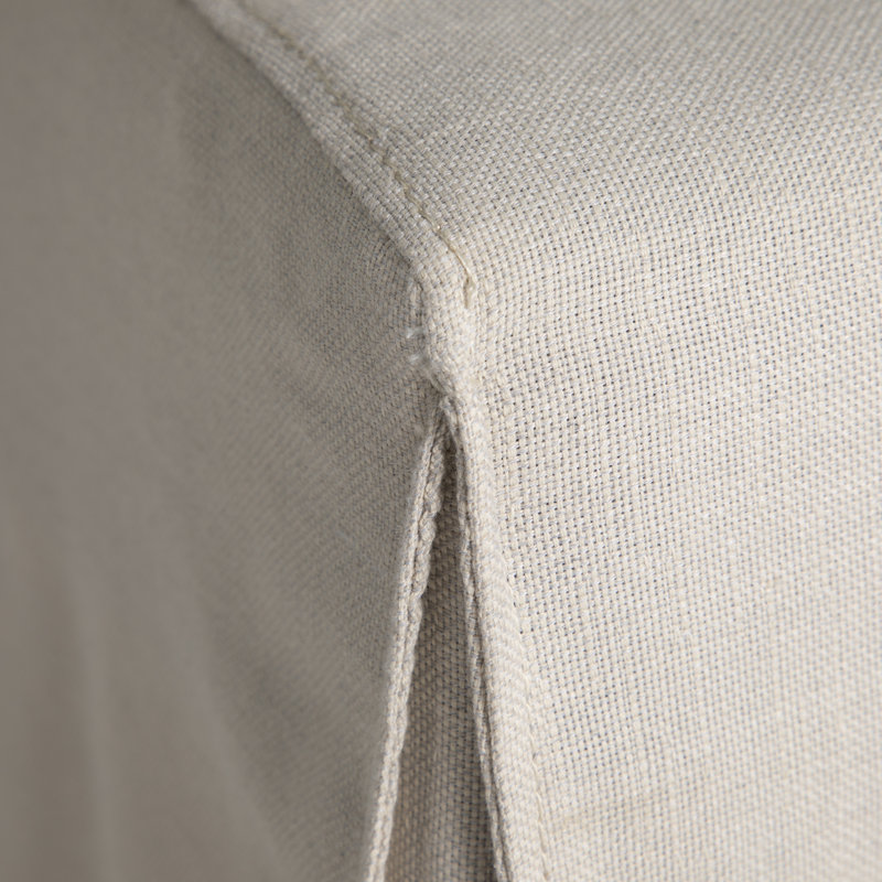 Jeanette Fabric Side Chair in Ivory Beige