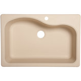 Gravity Scratch Resistant 33" L x 22" W Dual Mount Kitchen Sink