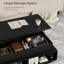 40'' Rectangular Lift Top Coffee Table With Rgb Led, Hidden & 4 Open Storage-690301024