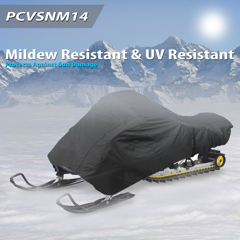 Elastic Mildew Resistant Snowmobile Cover By Pyle