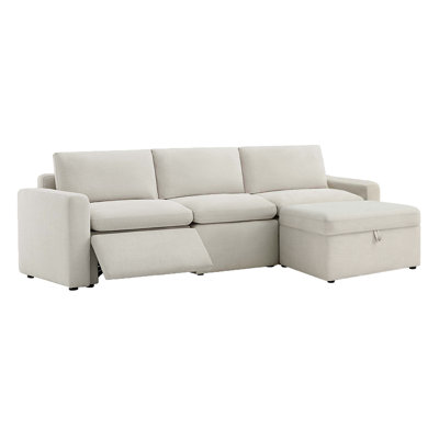 Lana 4 - Piece Upholstered Power Reclining Modular Sectional