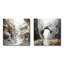 Desert Minimalisme Canyon Water Stream - Canyon Square, ensemble de 2 collages-1667739132-1667739122