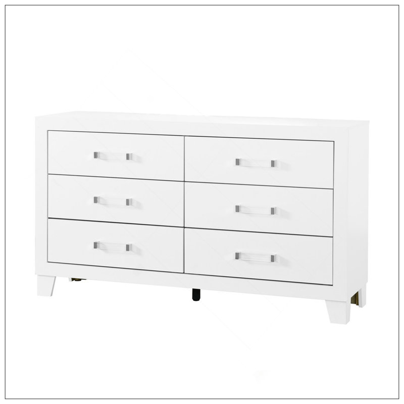 Coiffeuse blanche OMODA, Blanc