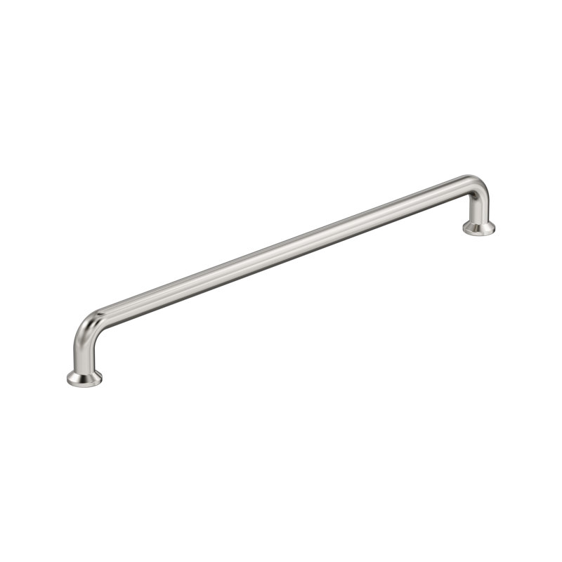 Factor 18 inch (457mm) Center-to-Center Polished Nickel Appliance Pull, Polished Nickel, 18"