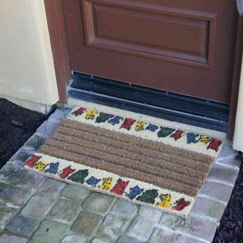Striped Outdoor Doormat
