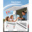 Fenêtre de service à cadre en alliage d'aluminium de 74 x 40 po Concession Window