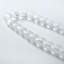 Approx. 21" Long Frosted Glass Beads