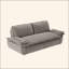Canapé-lit escamotable de 73,2 po, canapé-lit convertible 3 en 1, causeuse en velours multifonctionnel-64381113